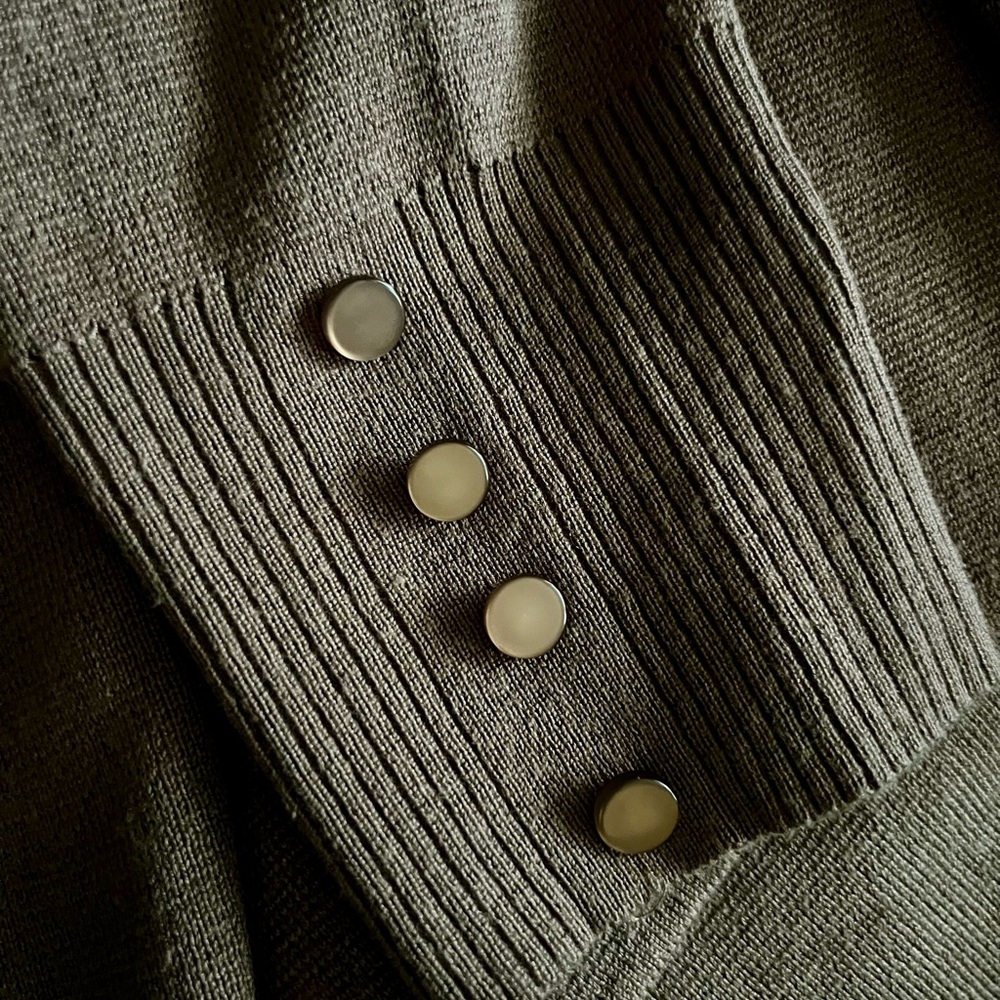 Cyrus Women's Brown Open Front Cardigan - Picture 2 of 4